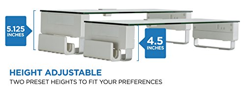 Mount-It! Supporto per monitor in vetro con