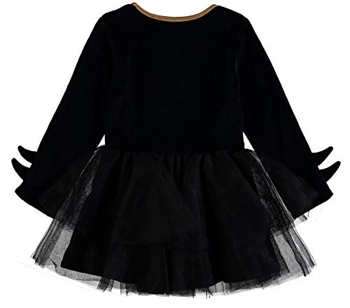 Dc Comics Baby Girls Batgirl Costume Tutu Dress - Baby Superhero Costume With Removable Cape And Matching Headband (Black/Yellow, 3-6M) #TOP6