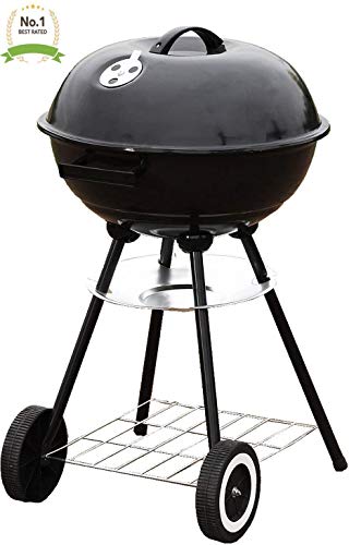 #1 Portable 18" Charcoal Grill Outdoor Original BBQ Grill Backyard Cooking Stainless Steel 18” diameter cooking space cook steaks, burgers, Backyard & Tailgate - Thumbnail 5