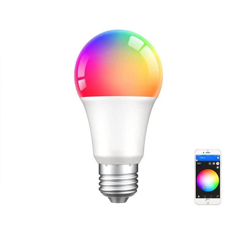 zemismart zemismart Tuya Zigbee LED E27 Birne RGBW 2700-6500K Funktioniert mit Apple Home APP Apple Homekit Hub Dim Timer App Echo Siri Sprachsteuerung(E27 9W)