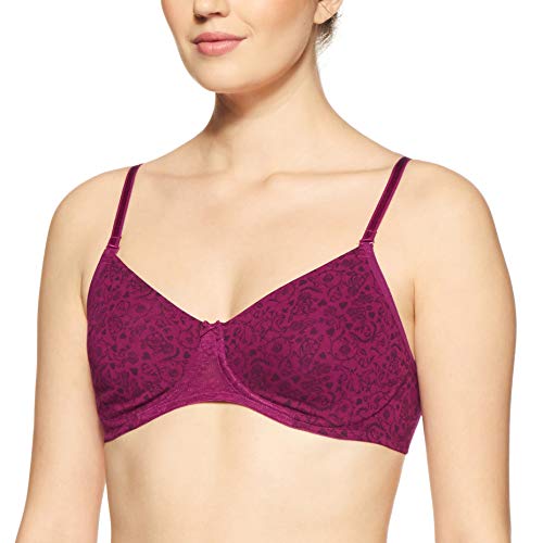 Image of Van Heusen Women's Everyday Cotton Bra|Medium Coverage|Non Padded|Non Wired|Seamless Moulded Cups|Anti Bacterial Tech| Keeps you Fresh|Sweat Absorbent|No Slip Soft Straps|Detachable Straps|Style 11001