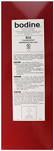 Bodine B33 Fluorescent Emergency Ballast, 2 or 3 Lamp, F32T8, 32W T8, 120/277V