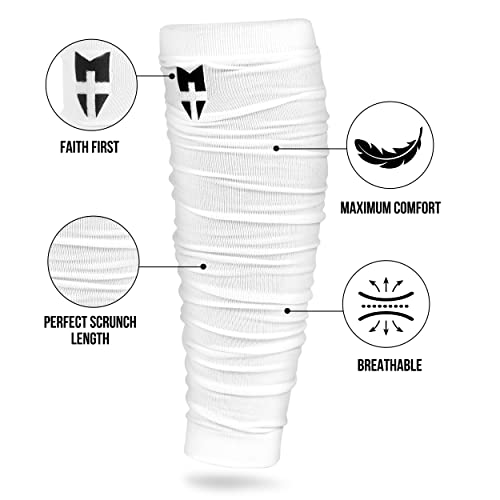 Magnify Sportswear Football Leg Sleeves for Athletes of Faith - Scrunch Calf Sleeves, Football Accessories for Men & Youth4