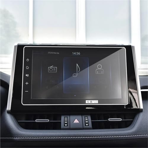 Verre trempé protection écran tactile GPS Toyota RAV4 2019-2020