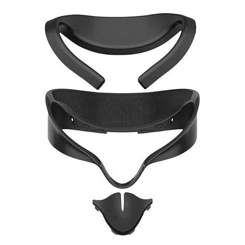 Cubrebocas de piel sintética para interfaces faciales 3S, tela de seda de hielo, almohadilla de repuesto para gafas, accesorios