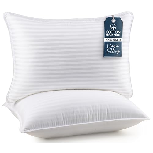 Utopia Bedding Bed Pillows for Sleeping Queen Size (White), Set of 2, Cooling Hotel Quality, for Back, Stomach or Side Sleepers