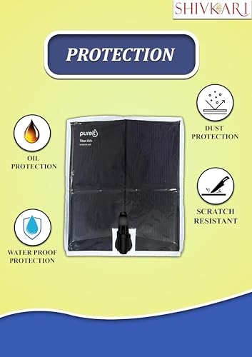 Image of Body Protective Cover Compatible with HUL Pureit Titan UV+ with 7 Liters Dust proof, Transparent, Scratch Resistant, Needle Crafted Model water Purifier