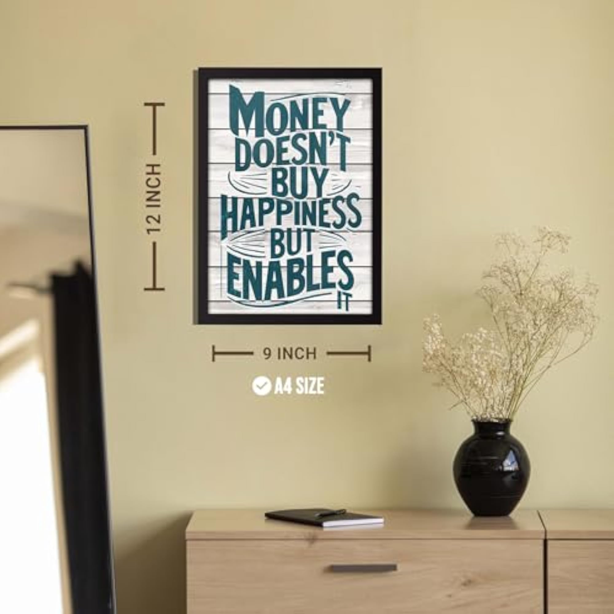 Motivational Quotes Wall Frames, Positive Decor