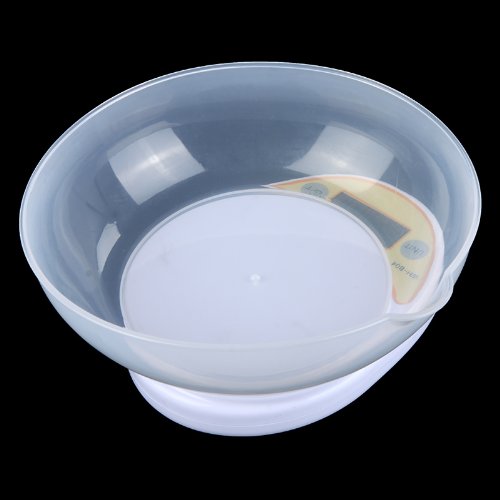 Anself Display de LCD portátil Digital eletrônica cozinha escala 5kg/1G comida parcela pesando equil