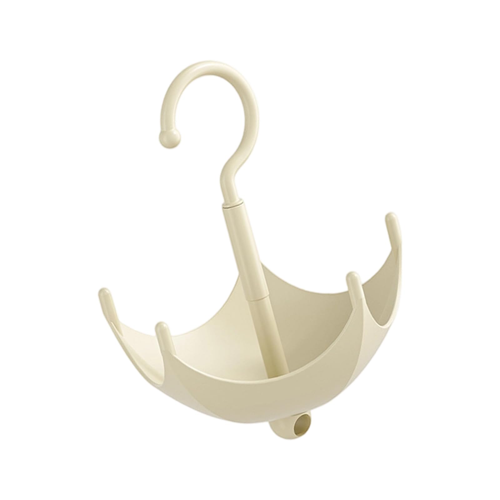 Hdoytxxm White Milk Creative Umbrella Shape Hook Space Saving Abs Wall Mounted Organizers For Home Dorm Storage Creative Umbrella Shape Hook