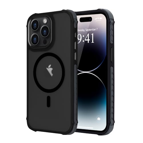 Coque iPhone 15 Pro Max MagSafe violette mate et translucide