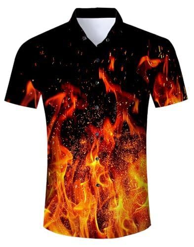 Chemise hawaïenne homme manches courtes XL vêtement de plage imprimé