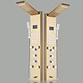 MOSSON LED Shower Panel Tower System Gold with Rainfall Waterfall Shower Head, Multi-function Black Shower Tower with Adjustable Body Jets, 6-in-1 Shower Panels with Handheld + Tub Spout