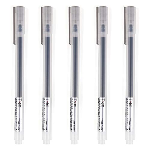 Stylos encre gel 0,38 mm anti-bavure pour corriger l'écriture des gauchers
