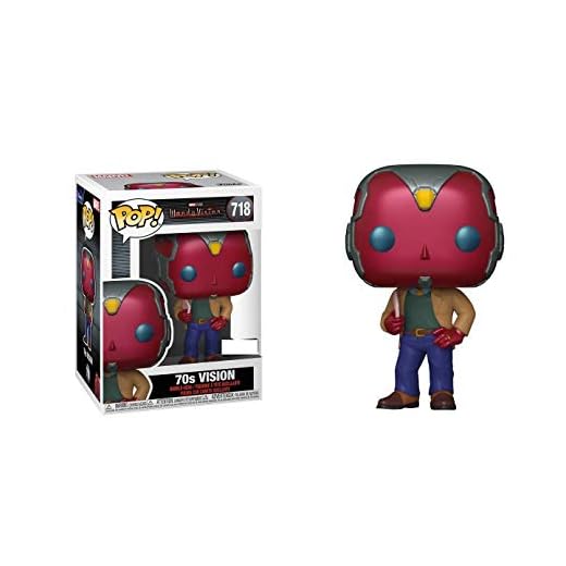 Funko Pop! 52047 Marvel WandaVision - 70s Vision Vinyl Figure Exclusive Special Edition #718