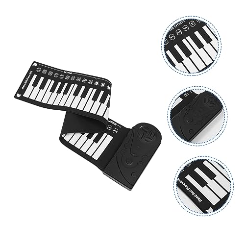 Hoement 1 Jeu Piano à 49 Touches Piano Pliable 49 Touches Piano à Clavier Abs Piano à Musique Enroulable Piano Enroulable 49 Touches Piano Roulé à La Main Pianos à Clavier Black Abdos - Les Beatles, Paul McCartney, John Lennon, RIngo Starr, George Harrison Hoement 1 Jeu Piano à 49 Touches Piano Pliable 49 Touches Piano à Clavier Abs Piano à Musique Enroulable Piano Enroulable 49 Touches Piano Roulé à La Main Pianos à Clavier Black Abdos – Image 6