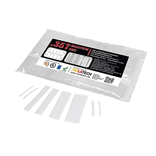 357 pezzi Magnum Set di ISO-Profi®Tubo termoretraibile assortimento nella borsa transparente / chiaro