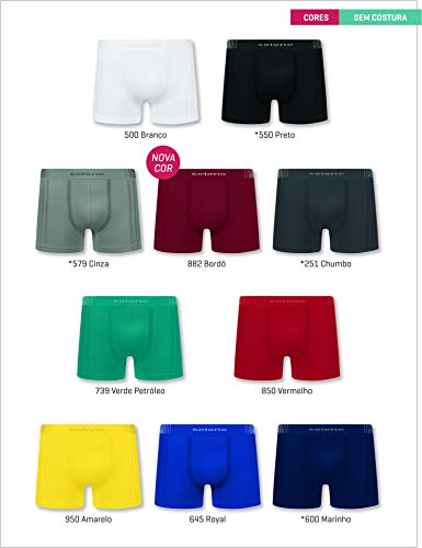 Cueca Box Selene Sem Costura Kit Com 10 Peças 1ª Linha Origi