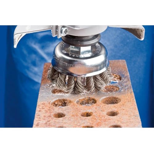 Image of PFERD COMBITWIST 43305051 TBG Cup Brush, Diameter 65 mm, M14 Steel Wire, Diameter 0.50, for Angle Grinders