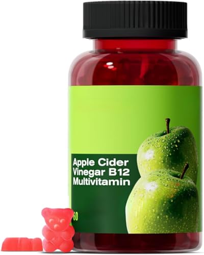 Vinagre de sidra de manzana sin azúcar, energía y metabolismo, soporte multivitamínico, niveles de energía normales de apoyo