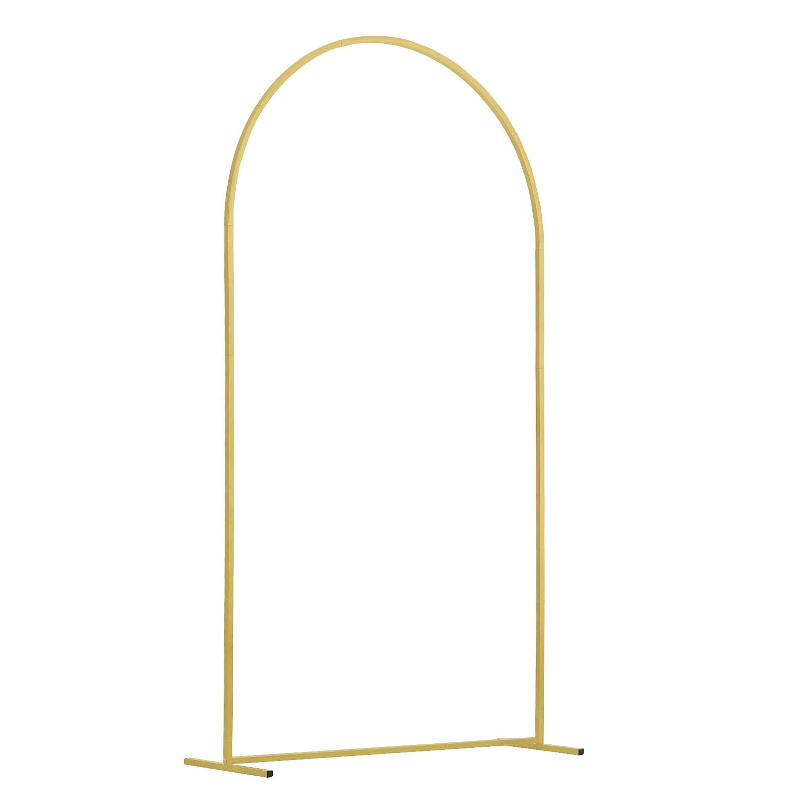 VEVOR Support de Fond Arche de Mariage, Lot de 3, Support Stable Métal, 2390 mm, 2200 mm, 1970 mm, Barre Transversale de Châssis, Facile à Assembler, pour Anniversaire, Célébration, Cérémonie, Doré
