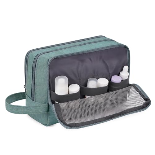 Image of WANDF Travel Toiletry Bag for Men, Small Dopp Kit for Toiletries