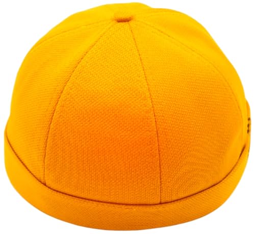 JAZAA Docker Hats Adjustable Leather Buckle Street Casual Brimless Beanie Skull Caps