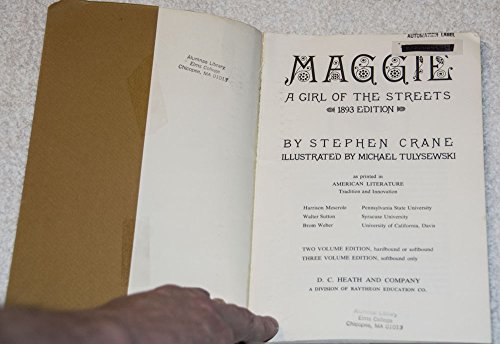 Maggie, A Girl of the Streets 1893 edition B000HMV8OS Book Cover
