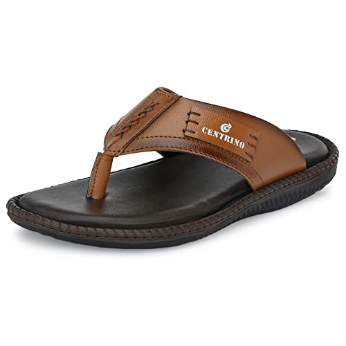 Image of Centrino Men's Flip-Flop Slippers | Luxurious Comfort for Every Step | Slip-On Ease, Stylish Design | Perfect for Beach Days, Poolside Lounging, and Casual Wear (8201)