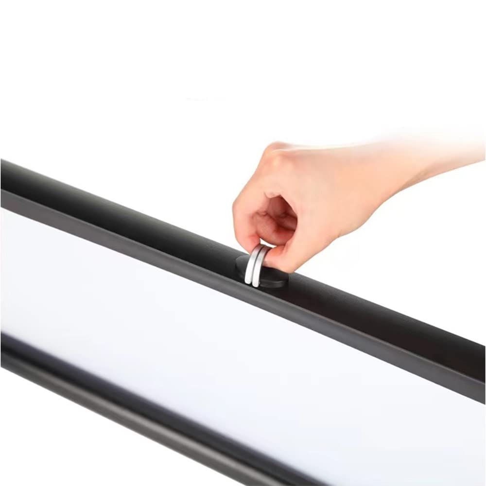 Schermate Di Proiezione Portatili Per Tabletop, Schermo Del Proiettore HD 50 Pollici, Schermo Del Film Pull-up Manuale, Tenda Da Proiettore, Schermo Mobile Per Campeggio/viaggio