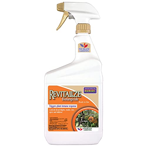Bonide Revitalize Biofungicide, 32 oz Ready-to-Use Disease Control Spray for Organic Gardening, Indoor & Outdoor Use