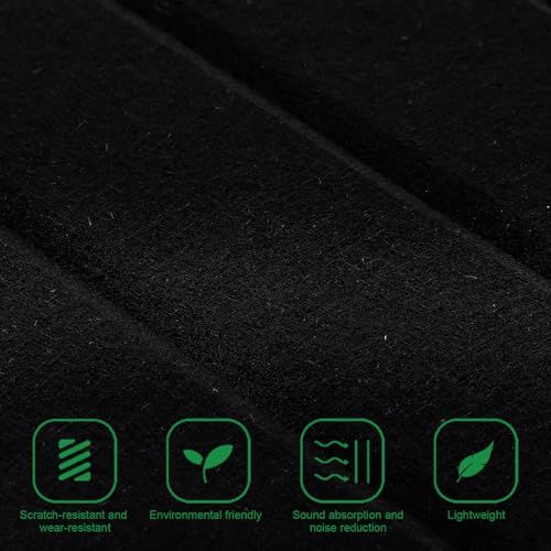 Paneles Acústicos Toddmomy 6PCS de Fibra de Poliéster para Absorción de Sonido Diseño a Rayas Verticales Fácil Instalación para Hogar Oficina Gimnasio y Iglesia miniatura 5