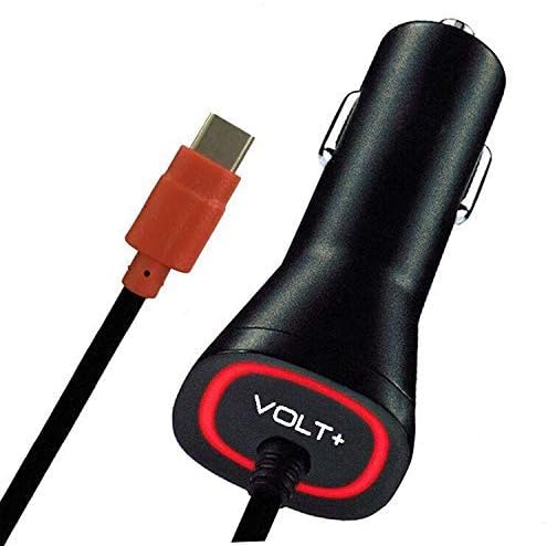 V Fast Automotive Charger Works for ASUS ROG Gaming Smartphone ZS600KL-S845-8G128G with Skilled 18W USB Kind-C Coiled Cable
