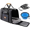 Dog Carrier Morpilot Cat Carrier Pet Travel Carrier Bag Airline Approved Folding Fabric Pet Carrier for Small Dogs…