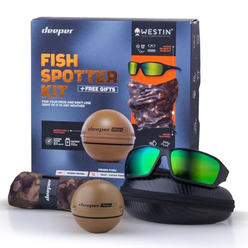 Deeper Fish Spotter Kit Limited Edition - Echolot Set, Angelset...