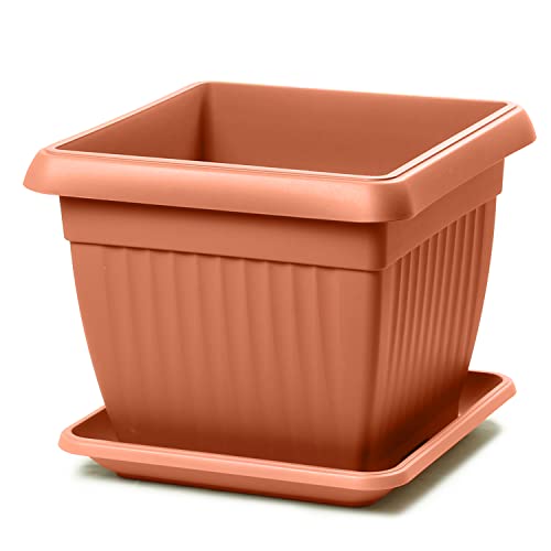 Maison Exclusive - Vassoio per Piante con Morsetto Rotondo Verde S