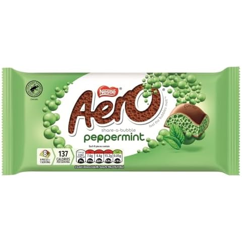 Aero Peppermint Mint Chocolate Sharing Bar 90g Cover