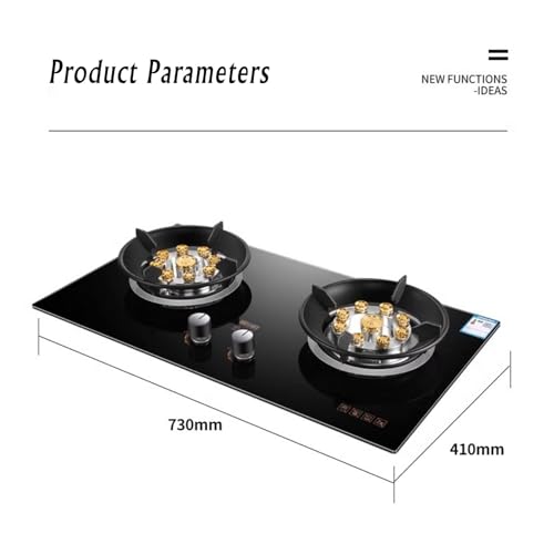 Estufa a gas 2 puestos 41 cm de piso 110V miniatura 2