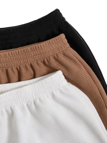 Image of SOLY HUX Women's Summer Shorts 3 Packs Casual Comfy Shorts Sets