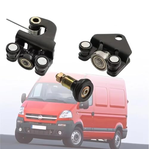 Ruedas guía de puertas correderas para Opel Movano que solucionan atascos y ruidos de cierre 2