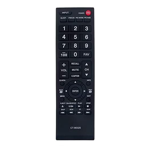 ENZODOTS Universal Remote Control CT-90325 for All Toshiba LCD LED 3D HDTV 4K UHD Smart TVs