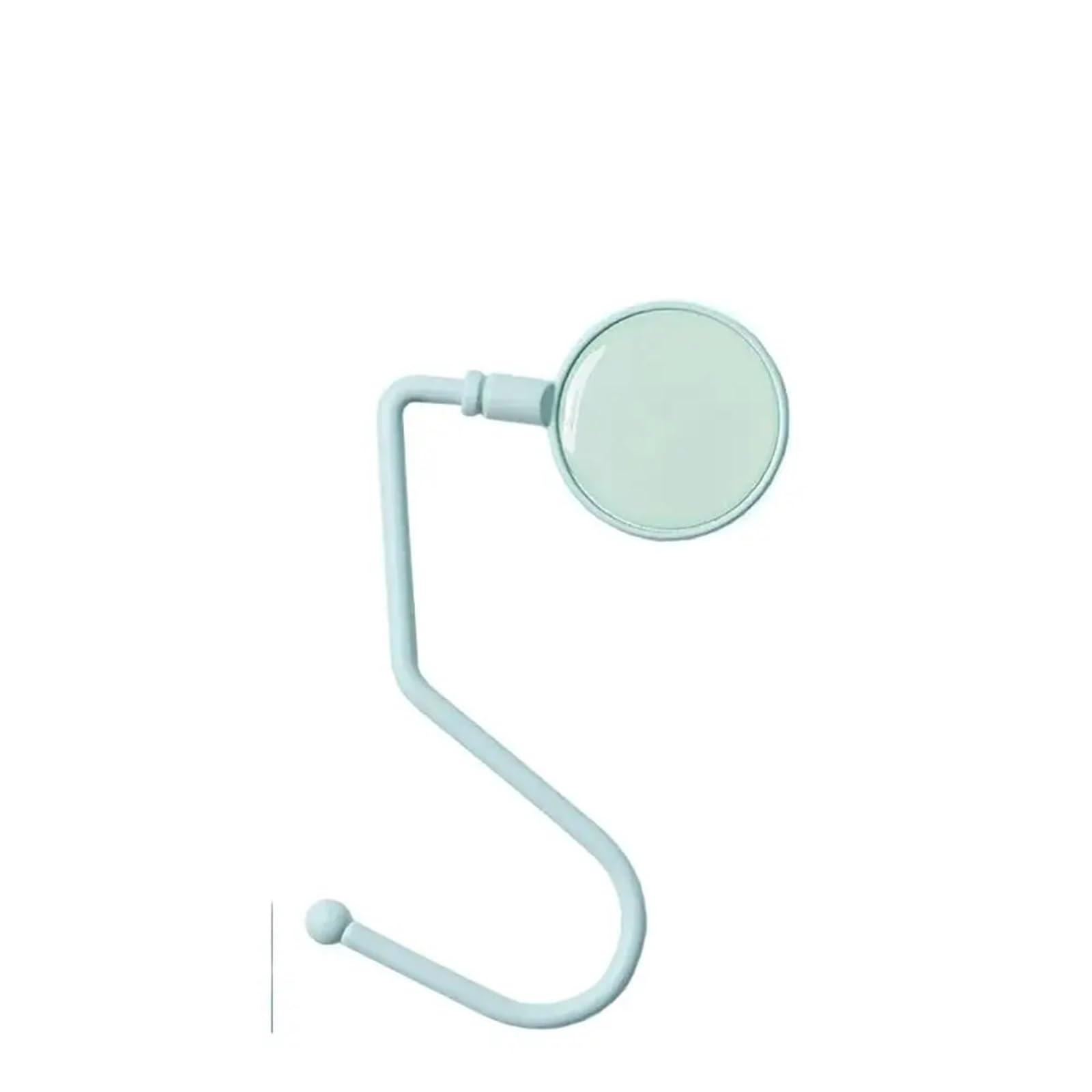IOEUIWP 2pc Practical Removable Desk Handbag Hook Non-Trace Multi-Functional Purse Hanger Universal Backpack Rack Office for Handbags Purses(Green)
