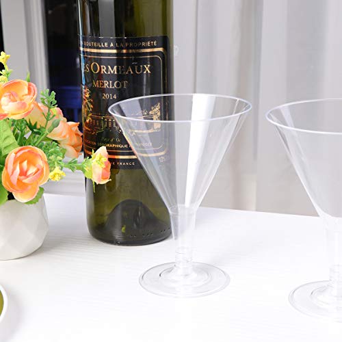 DOITOOL Copos descartáveis de plástico para festa champanhe com 12 peças, copos exclusivos para coqu