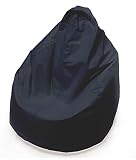 puff azul claro Perfectamente lavable Pouf Pera Saco Puuf Puf Azúl Oscuro