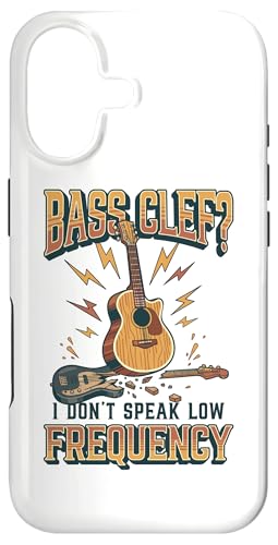 I Don't Speak Low Frequency Funny �A�R�[�X�e�B�b�N�M�^�[ �X�}�z�P�[�X iPhone 17 �p