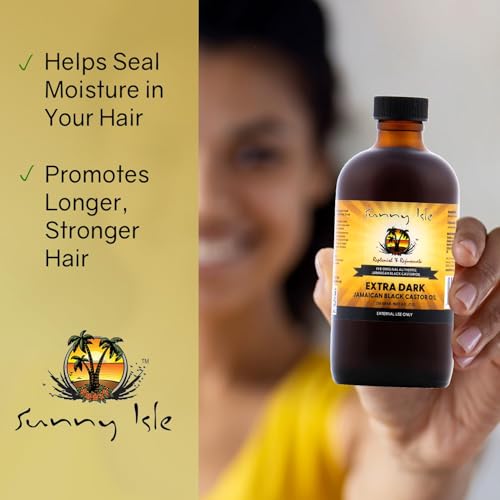 Unlock Luscious Locks: The Miraculous Benefits of Sunny Isle Extra Dark Jamaican Black Castor Oil