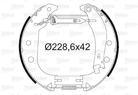 Valeo 554892 - Brake Shoe Set
