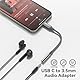 USB-C-auf-Aux-Audio-Dongle-Kabel, Typ C auf 3,5-mm-Buchse, Kopfhöreranschluss-Adapter für iPhone 15 Pro Max/15 Pro/15 Plus, Samsung Galaxy S23/S22/S21 Ultra, iPad Pro, Pixel