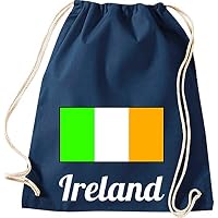 Shirtinstyle Turnbeutel Mit Italien-Motiv – 36 X 46 Cm, 12 Liter, 100% Baumwolle – Perfekt Für Schule & Sport