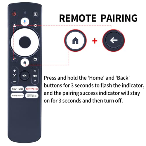 TCNOUMT Ersatzfernbedienung für Aurzen Boom Mini 4-in-1 Smart Beamer D005 /GooDee/EAZZE D1G Projektor